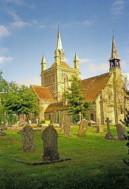 St Mildred's Church, Whippingham, Isle of Wight. Whippingham Church is one of a tiny band of small village churches which have become closely linked with neighbouring Royal residences and therefore have a very great many beautiful, interesting and historical features. St. Mildred's Church in the Isle of Wight is surely an outstanding example of this little group. It becomes quickly apparent what personal attention and indeed loving care it has received from Queen Victoria and the Prince Consort and so many other members of the Royal Family, from its very design and building to the many beautiful features and memorials within it. Within the church the Battenberg Chapel has very close family associations. The Chapel contains memorials to Lord Louis Mountbatten (formerly known as Prince Louis Francis of Battenberg from birth till aged 17 when the Royal Family names were changed in 1917) and his elder brother George, 2nd Marquess of Milford Haven, together with his two older sisters, Princess Alice (mother of Prince Philip) and Queen Louise of Sweden.