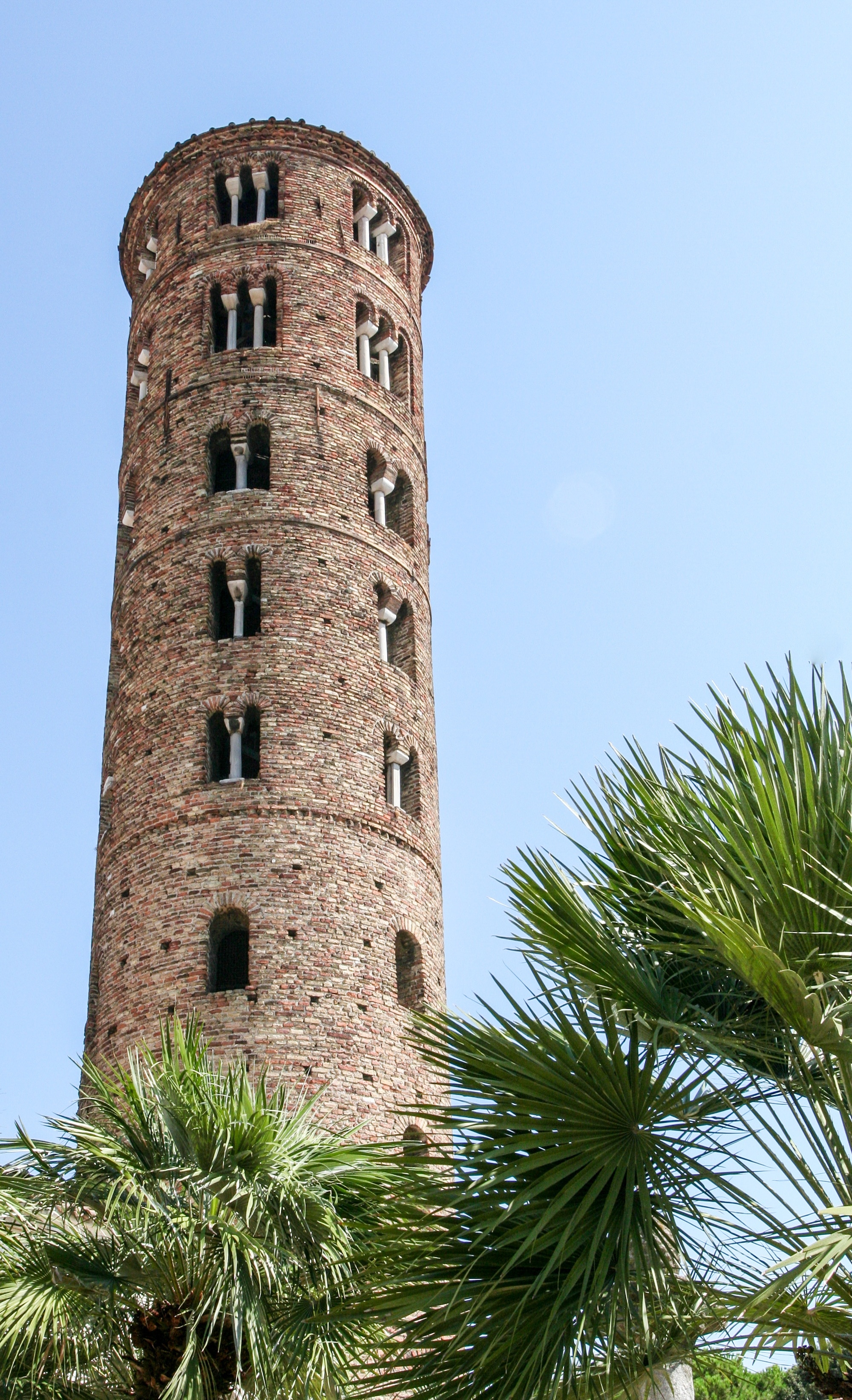 Tower, Basilica of Sant'Apollinare Nuovo, Ravenna, Italy