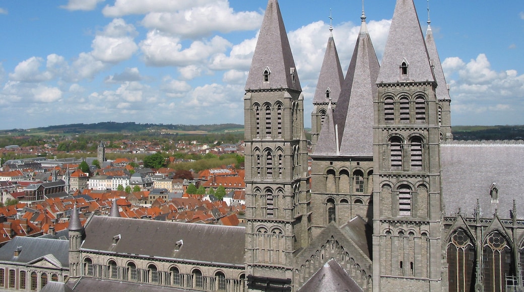 « Cathédrale Notre-Dame de Tournai», photo de Jean-Pol GRANDMONT (CC BY) / rognée de l’originale
