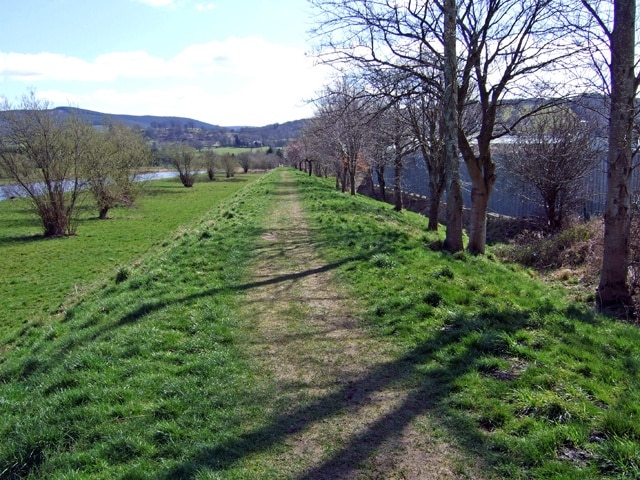 Old railway line? At Bala, alongside the Afon Tryweryn