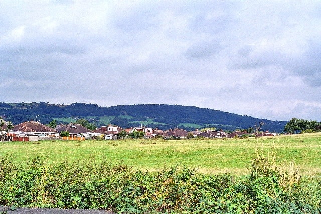 Higher Broadhalgh from Horden Rake, Livesey, Blackburn. Looking toward Billinge Hill