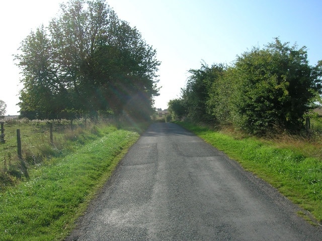 Applegarth Lane, east of Bainton, East Riding of Yorkshire, England.