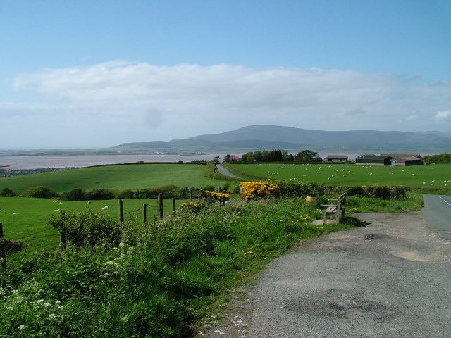 Looking down to Ireleth