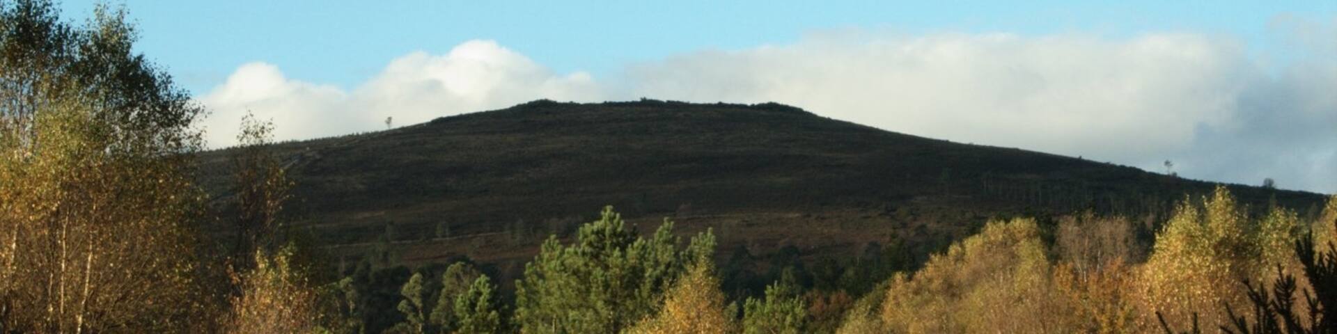 A coroa de Castrillán dende a Veiga da Torre