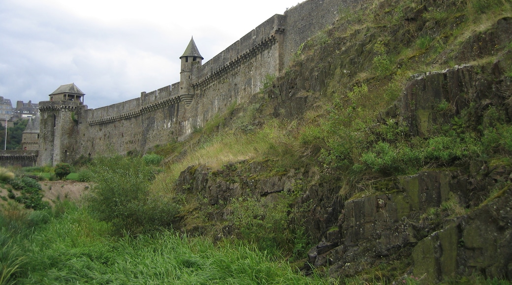 Foto “Castillo de Fougères” tomada por Thesupermat (CC BY-SA); recorte de la original