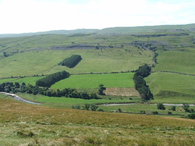 Sleets Gill Wood. Looking SW from SD966703.