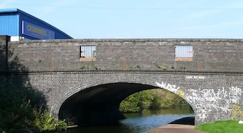 Avenue Road Bridge over the canal, Aston The Birmingham and Fazeley Canal stretches fifteen miles between Farmer's Bridge Junction and Fazeley Junction, and has thirty-eight locks.