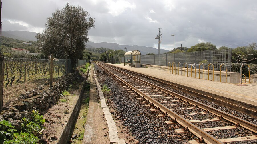 Photo "Monti, stazione ferroviaria di Su Canale" by Discanto (Creative Commons Attribution-Share Alike 4.0) / Cropped from original