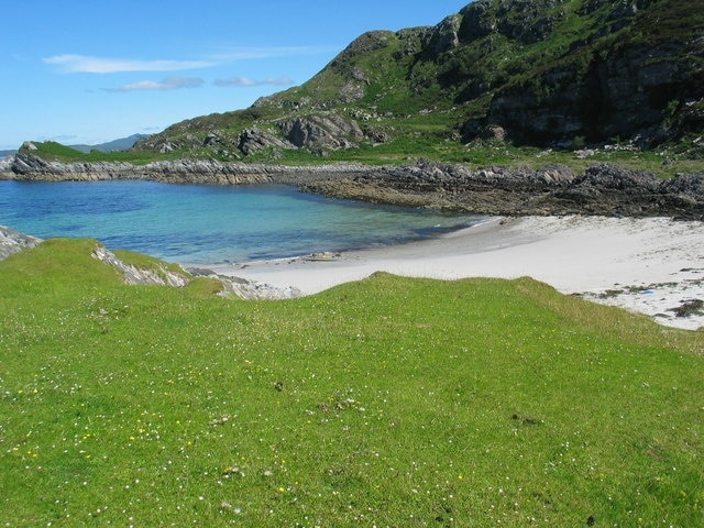 Beach - Eilean Coille All beautiful, sadly a dead Minke whale was afloat just out of the picture