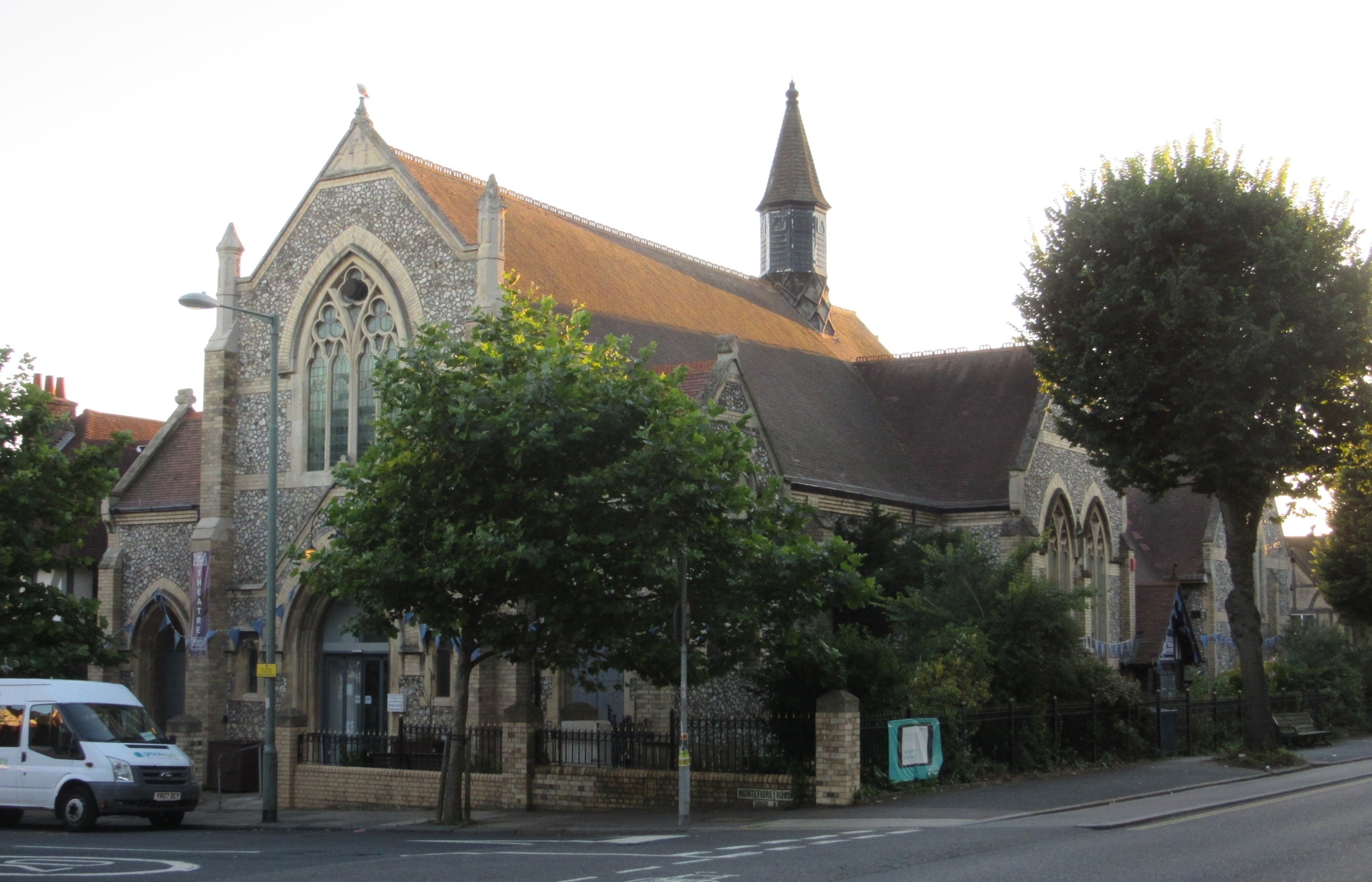 Former United Methodist Church, Old Shoreham Road, Hove, City of Brighton and Hove, England. Now used by a charity (the Grace Eyre Foundation). On Brighton & Hove City Council's Local List of Heritage Assets.