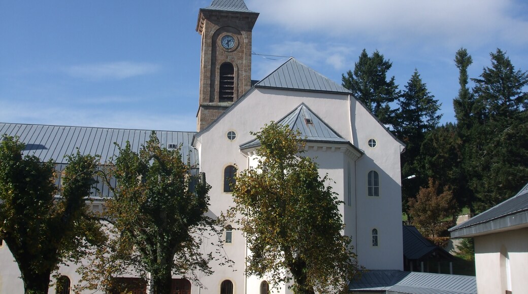 Abbaye Notre-Dame-des-Neiges, Saint-Laurent-les-Bains-Laval-d'Aurelle, Ardèche (département), France
