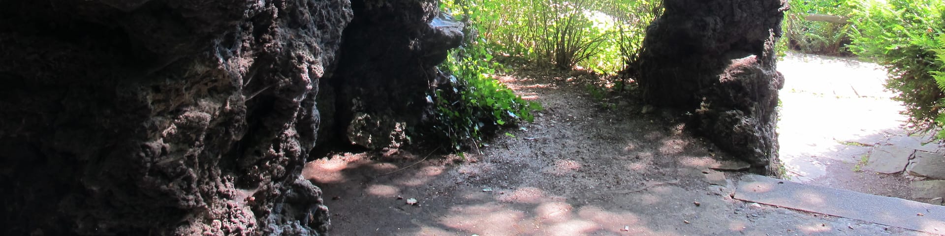 Trpasličí hrádek (Gnome Castle) - artificial ruins of castle in Ústí nad Labem Zoo.