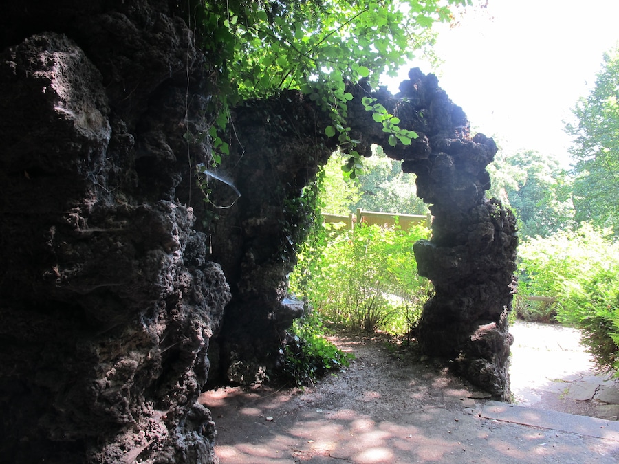 Trpasličí hrádek (Gnome Castle) - artificial ruins of castle in Ústí nad Labem Zoo.