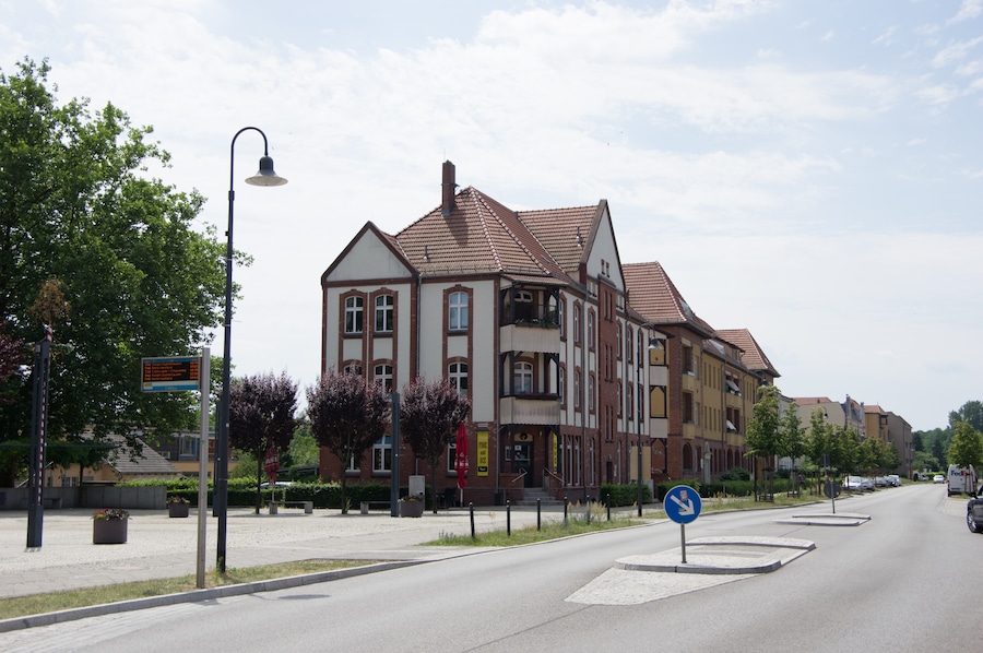 Wildau in Brandenburg. Die Häuser der Schwartzkopff-Siedlung sind denkmalgeschützt.