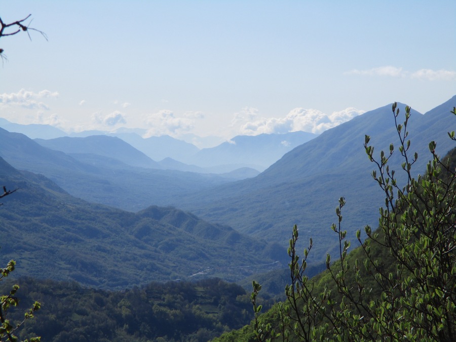 Veduta della valle Roveto