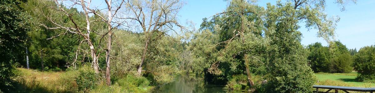 Photo "River Vils near Ensdorf, Bavaria, Germany" by Pufacz (Creative Commons Attribution-Share Alike 3.0) / Cropped from original