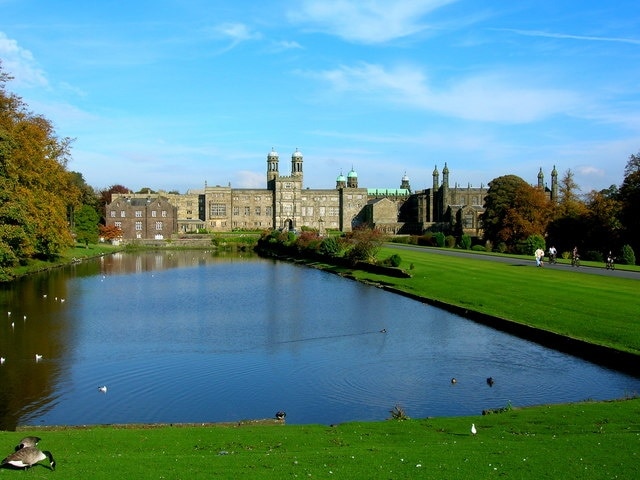 Stonyhurst College in autumn sunshine