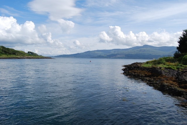 View of Mull from Lochaline Old Pier