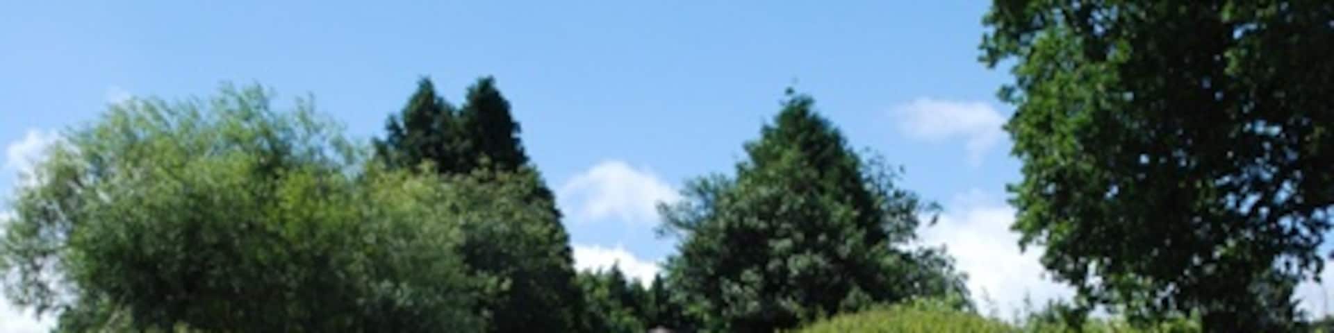 Road to Hart Hill Farm Quite a steep, very narrow road.