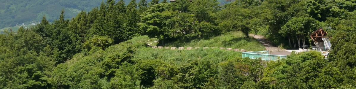 Photo "神奈川県道70号秦野清川線から見た菜の花台と富士山(神奈川県秦野市)。ヤビツ峠。" by Quercus acuta (page does not exist) (Creative Commons Attribution-Share Alike 4.0) / Cropped from original