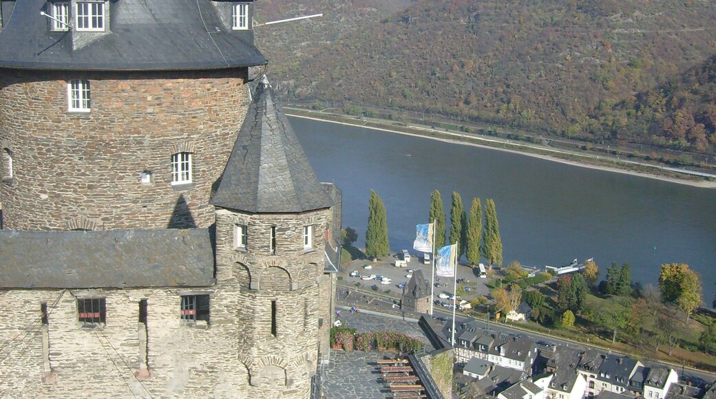 Stahleck slott, Bacharach, Rhinland-Palatinate, Tyskland