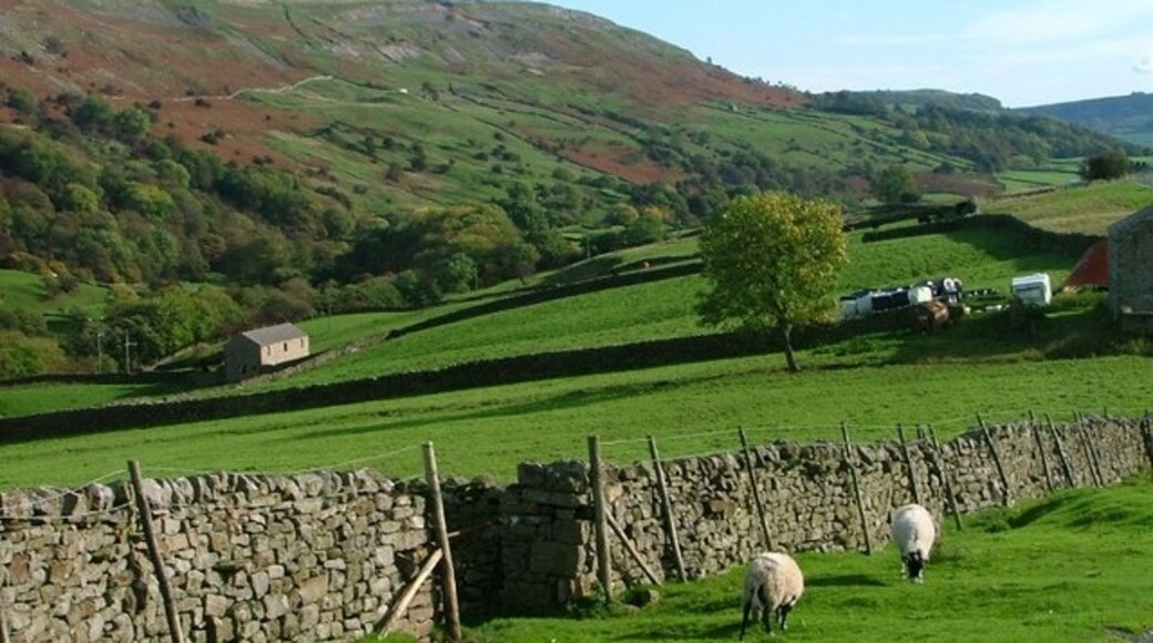 "Reeth"-foto av Mick Garratt (CC BY-SA) / Urklipp från original