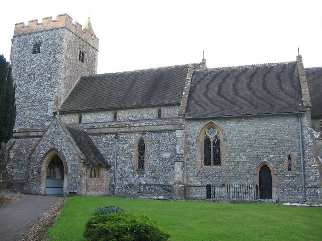 SS Peter and Paul parish church, Longbridge Deverill, Wiltshire, seen from the south