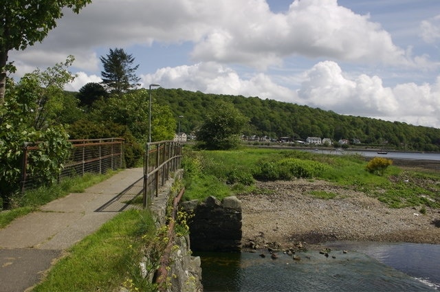 Head of Gare Loch View of a Bridge at the head of Gare Loch looking towards Garelochhead