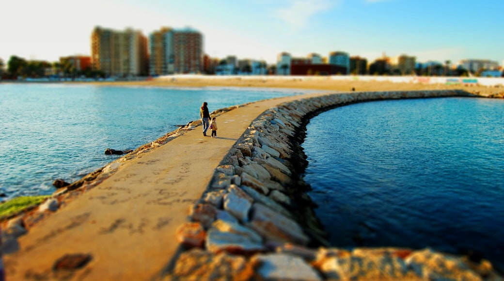 "Playa de Morrongo"-foto av Valentin Lupul (CC BY) / Urklipp från original