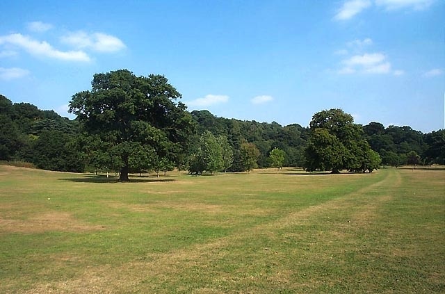 Bramcote Hills Park. Besides large expanses of open space, the park also contains a walled garden, a children's play area, a sundial maze and the Holocaust Memorial Statue by Naomi Blake.