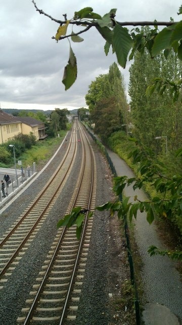 Bahngleise in Wetzlar nach Limburg