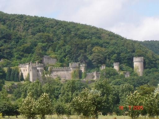 Gwrych Castle is a 19th century mock castle near Abergele in Conwy County Borough, Wales.