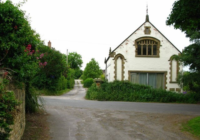 Wesleyan Methodist Chapel Facing the village green at Exelby.