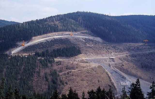 Baustelle Talsperre Leibis-Lichte (Construction site for the Reservoir Leibis-Lichte)