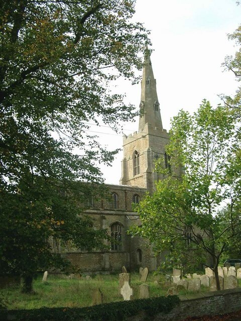 St Mary's parish church, Bluntisham, Cambridgeshire (formerly Huntingdonshire), seen from the northeast