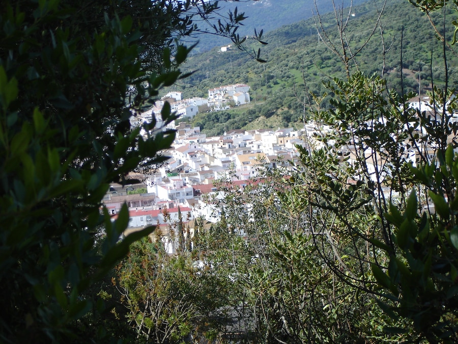 Vista parcial de Ubrique desde la calzada romana