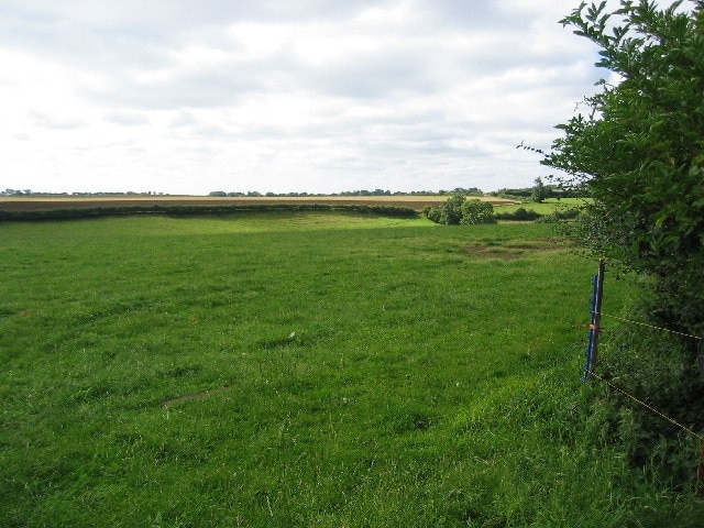 Fields near Uppingham. Farmland to the south east of Glaston Road