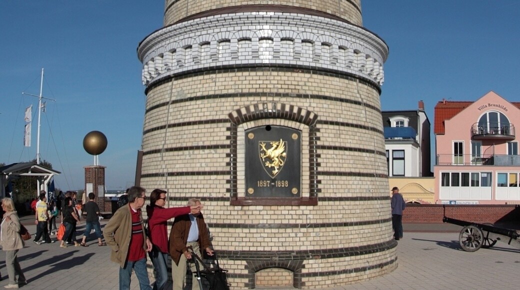Leuchtturm Warnemünde, Rostock, Mecklenburg-Vorpommern, Deutschland