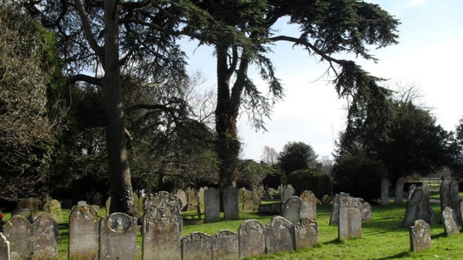 Photo "Churchyard at St Mary, Aldingbourne (6)" by Basher Eyre (Creative Commons Attribution-Share Alike 2.0) / Cropped from original