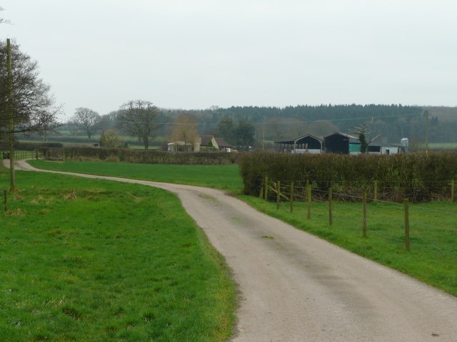 Drive to Henleaze Farm Off Dark Lane to the south of Witham Friary.