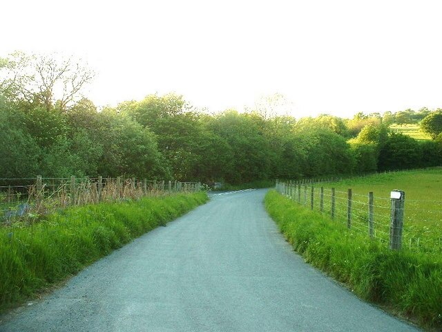 Road junction near Crynierth