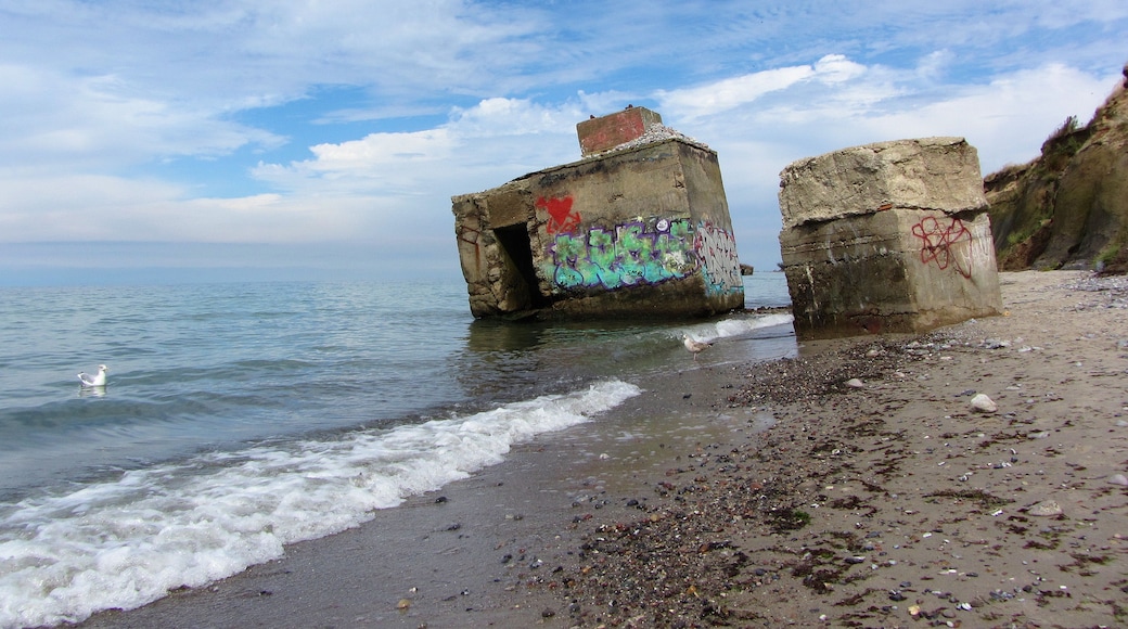 Foto „Strand Wustrow“ von Niteshift (CC BY-SA)/zugeschnittenes Original