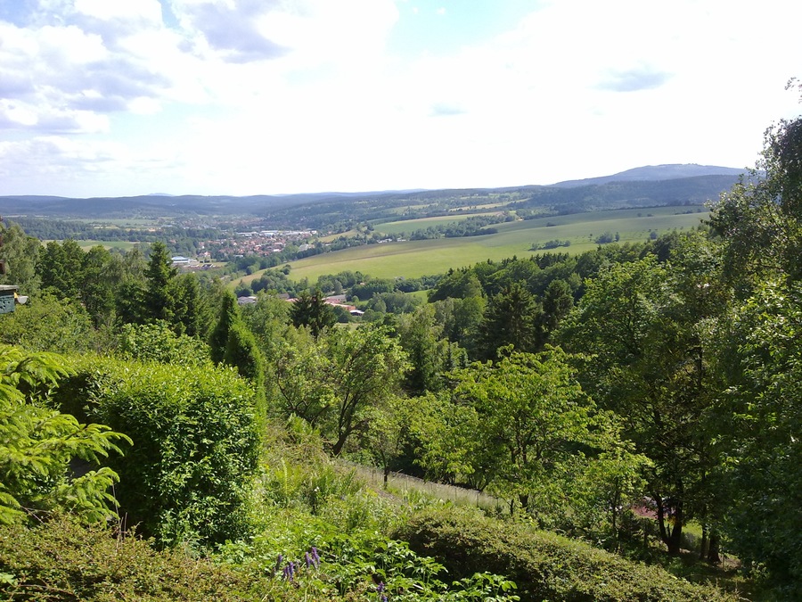 View from "Wolvesgarden" over Herges and Viernau