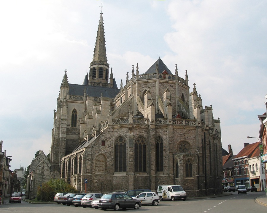 Wervik (Belgium), the St. Medardus' church (1380-1440).