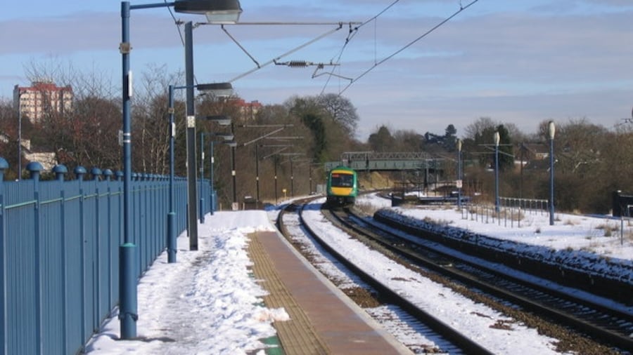 Photo "Northfield Station in the Snow The through train is on its way to New Street Station ." by Roy Hughes (Creative Commons Attribution-Share Alike 2.0) / Cropped from original