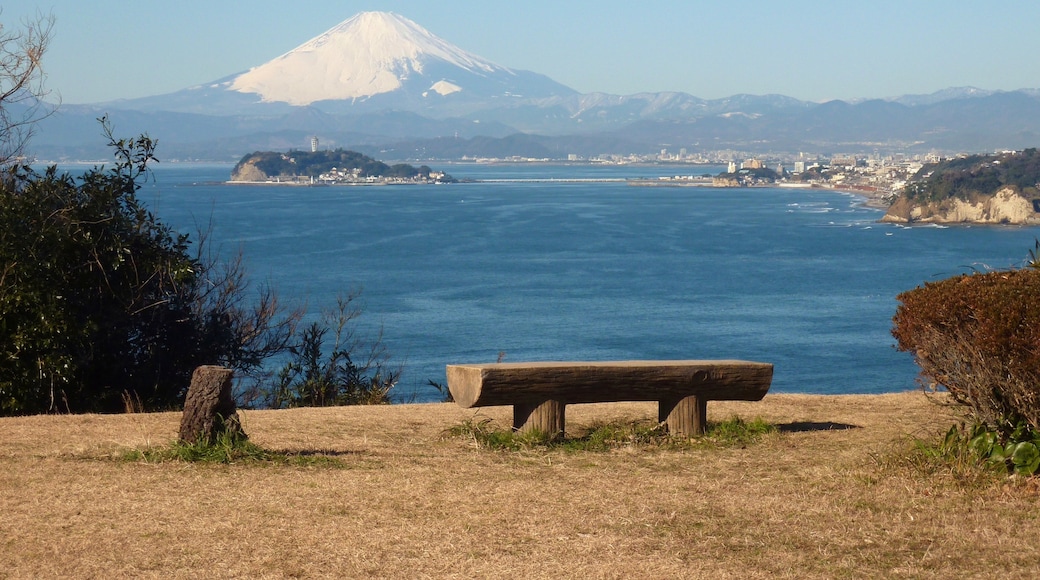 神奈川県逗子市・大崎公園からの富士山