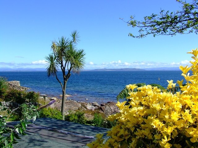 Corrie Garden A tropical scene on the Isle of Arran