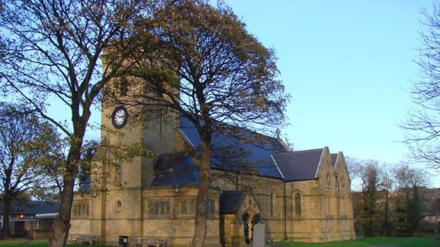 Photo "St John The Evangelist parish church, Birtley, Tyne and Wear, seen from the southeast" by Bill Henderson (Creative Commons Attribution-Share Alike 2.0) / Cropped from original