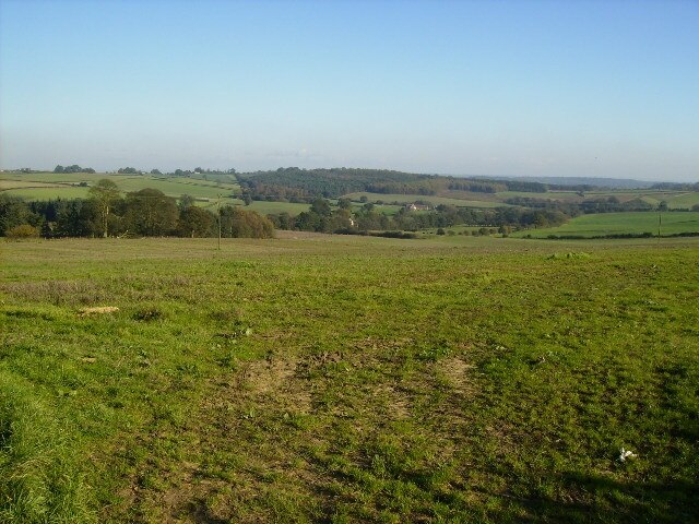 View to Great Plantation and Dalby Bush Farm