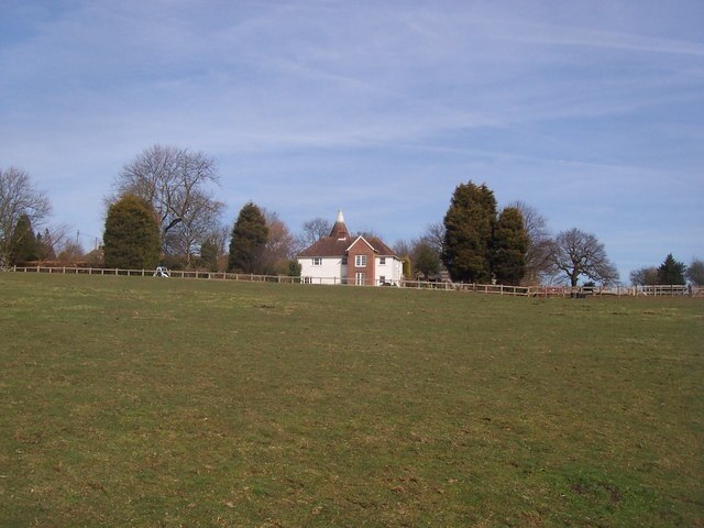 Liverton House As seen from footpath from Headcorn Road, near Graft Green to Headcorn Road, Liverton Street.